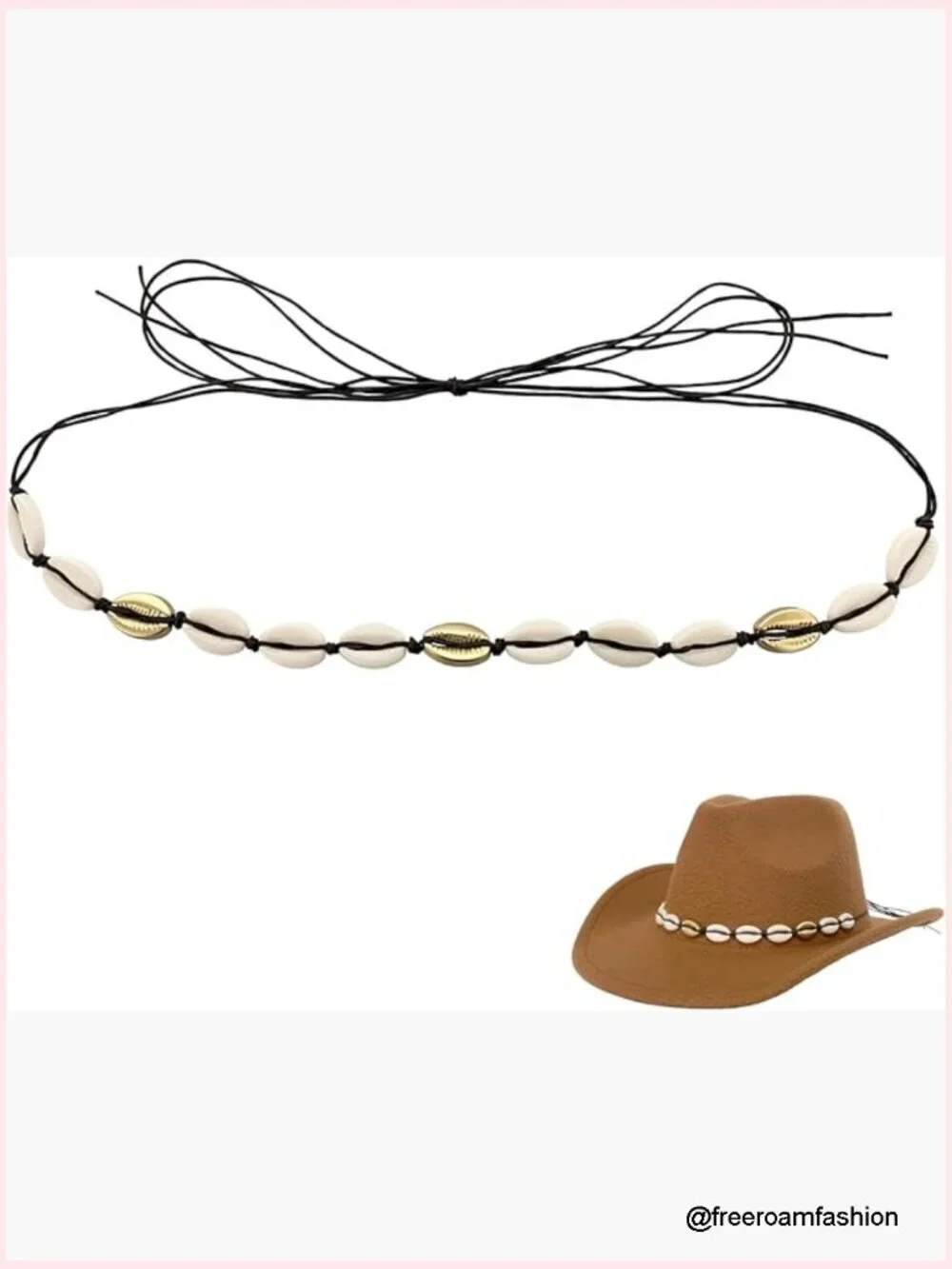 Leather Hatband Braided Hemp Rope Cowboy Hat Bands Belt Cowgirl Fedora
